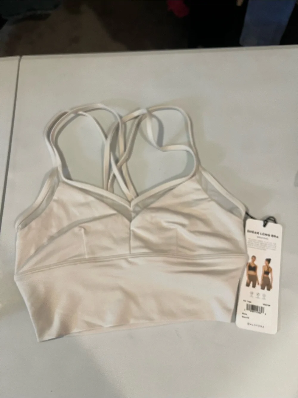 ALO YOGA Sneak Long Bra, SMALL NWT